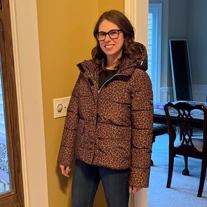 Michael Kors Leopard Winter Coat
